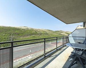 Beautiful view from balcony of Wijde Blick 211 Callantsoog vacation home, North Sea coast, North Holland.