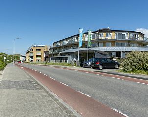 Street scene at Wijde Blick 301 Callantsoog vacation home on the North Sea coast in North Holland.
