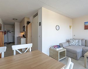 Open kitchen in Wijde Blick 301 Callantsoog vacation home on the North Sea coast in North Holland.