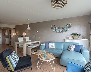 Comfortable sitting area in Wijde Blick 307 Callantsoog, vacation home in Callantsoog, North Holland.