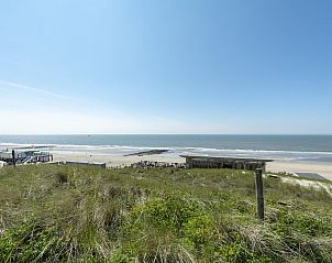 Zicht op de Noordzee vanaf de duinen bij Wijde Blick 310 Callantsoog, Noord-Holland
