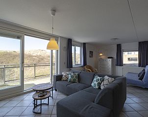 Bright living room in Wijde Blick 311 Callantsoog, vacation home in Callantsoog, North Holland.