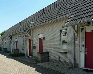 Front view of vacation home NH057 in Callantsoog, North Sea coast, North Holland.