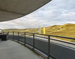 View from the balcony of Wijde Blick 208 Callantsoog, vacation home on the North Sea coast.