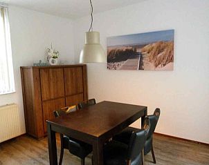 Cozy living room of NH057 vacation home in Callantsoog, North Sea coast, North Holland.