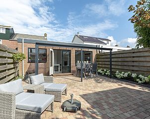 Veranda bij Stuijvezandeweg 7Z Callantsoog vakantiehuis aan de Noordzeekust Noord-Holland.