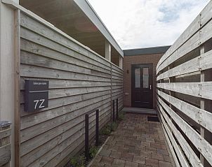 Entree van Stuijvezandeweg 7Z Callantsoog vakantiehuis aan de Noordzeekust Noord-Holland.