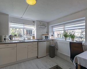 Kitchen of The Bunker Callantsoog, vacation home in Callantsoog, North Sea coast, North Holland.