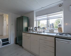 Modern kitchen in The Bunker Callantsoog, vacation home in Callantsoog, North Sea coast, North Holland.
