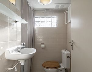 Bathroom of The Bunker Callantsoog, vacation home in Callantsoog, North Sea coast, North Holland.