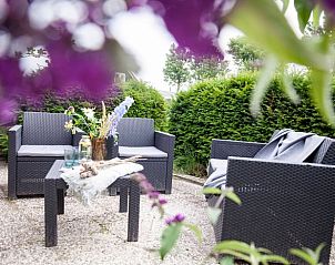 Green surroundings around Holiday home in Callantsoog, North Sea coast, North Holland with lush vegetation.