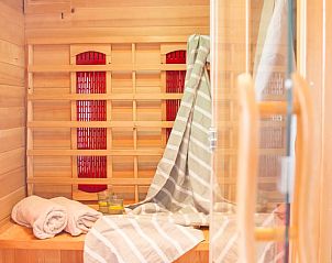 Private sauna in Holiday Home in Callantsoog, North Sea Coast, North Holland, for ultimate relaxation.