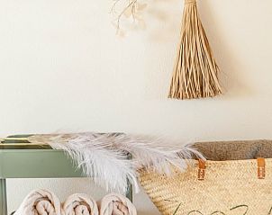 Decorative details in Cottage in Callantsoog, vacation home on the North Sea coast in North Holland.