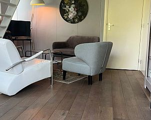 Stijlvolle zithoek in Vakantiehuis in Groet, Noordzeekust, Noord-Holland