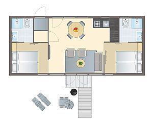 Verblijf 450707 - Bungalow Noordzeekust - 4-persoons Beach House | 4SH2