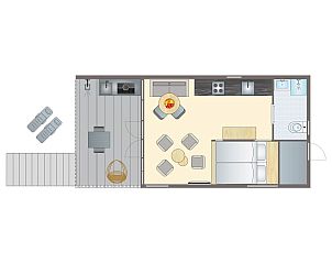 Verblijf 450728 - Bungalow Noordzeekust - 2-persoons Beach House | 2SH