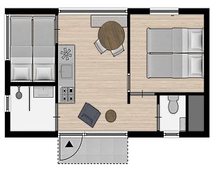 Verblijf 452463 - Vakantiewoning Noordzeekust - Droomvilla Beach Houses Zandvoort - Zeezicht