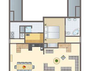 Guest house 454056 - Bungalow Noordzeekust - Beach Resort Ooghduyne | 10-persoons villa | 10FL