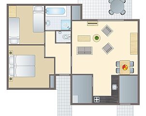 Verblijf 454072 - Bungalow Noordzeekust - Beach Resort Ooghduyne | 4-persoons hondenvilla | 4CD