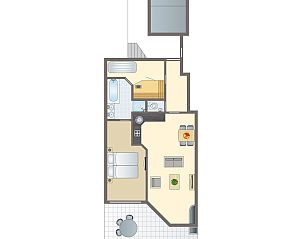 Unterkunft 454075 - Bungalow Noordzeekust - Beach Resort Ooghduyne | 2-persoons appartement | 2AL