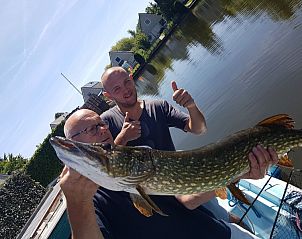 Vissen nabij Stolp bungalow in Medemblik, Noord-Holland, IJsselmeerkust
