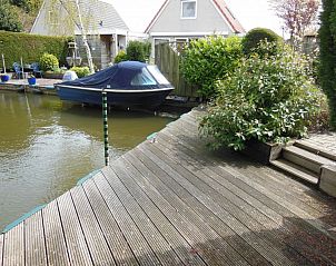 Eigen aanlegsteiger bij Stolp vakantieaccommodatie, Medemblik, Noord-Holland