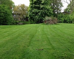 Uitgestrekte groene velden bij Vakantiehuis in Andijk, perfect voor wandelingen en ontspanning.