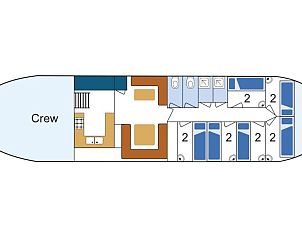 Guest house 461204 - Holiday property IJsselmeerkust - Vakantiehuis Hotelschiff Tjalkjacht Pelikaan
