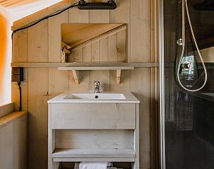 Unterkunft 461620 - Zelthaus IJsselmeerkust - De Stille Heide | 6 Pers. | Kachel & Hottub