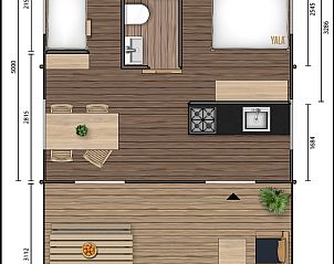 Verblijf 461621 - Tenthuis IJsselmeerkust - De Bos Lodge | 4 Pers. | Kachel