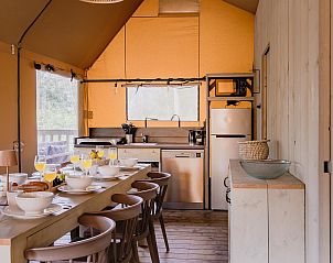 Unterkunft 461622 - Zelthaus IJsselmeerkust - De Bosvilla | 8 Pers. | Kachel