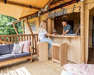 Verblijf 461625 - Tenthuis IJsselmeerkust - De Bos Lodge | 6 Pers. | Kachel