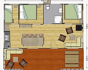 Verblijf 461630 - Tenthuis IJsselmeerkust - De Bosvilla met Kachel