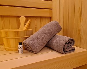 Wellness in Huisje in Oudesluis, vakantiehuis in Noord-Holland met sauna en comfortabele handdoeken.