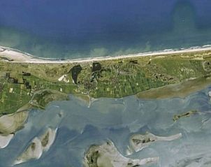 Luftaufnahme von Ameland, Standort des CORIMAR-Chalets in Ballum.