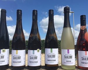 Assortiment wijnen bij Vakantiehuisje in Wognum, Noord-Holland noord.