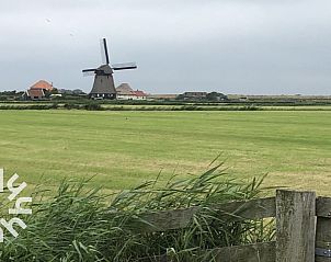 Uitzicht vanuit woonkamer van NH392 vakantiehuis in Schoorl, Noord-Holland.