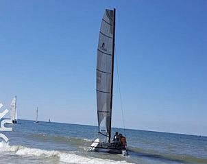 Voortuin van NH392 vakantiehuis in Schoorl, Noord-Holland.