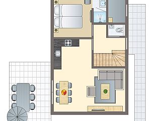 Guest house 4842111 - Bungalow Noord-Holland noord - Berger Duinen | 6-persoons woning | 6L