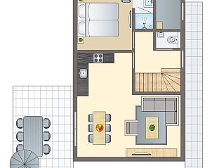 Guest house 4842119 - Bungalow Noord-Holland noord - Berger Duinen | 6-persoons woning | 6C