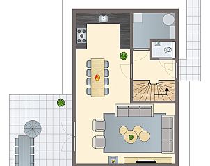 Guest house 4842153 - Bungalow Noord-Holland noord - 8-persoons woning | 8L