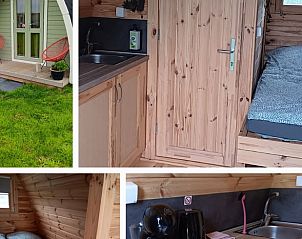 Binnenkant van Huisje in Zuid-Scharwoude, een vakantiehuis in Noord-Holland, met houten interieur en comfortabele voorzieningen.