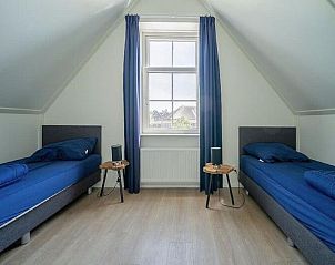 Tweede slaapkamer in Vakantiehuis Munt 6, Uitdam, comfortabel en stijlvol in Amsterdam eo, Noord-Holland.