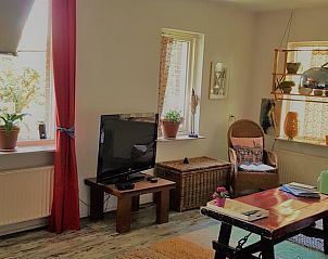 Lichte woonruimte in Vakantiehuisje in Overdinkel, Twente, Overijssel.