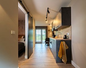 Gezellige keuken in Huisje in Overdinkel, vakantiehuis in het serene Twente, Overijssel.