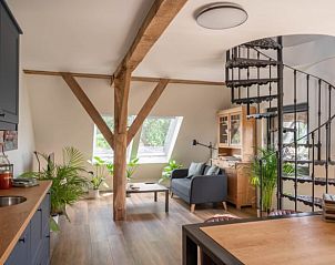 Gezellige woonkamer van Vakantiehuisje in Ambt Delden, Twente.