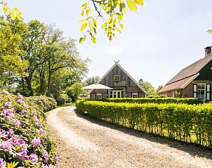 Toegangsweg naar Huisje in Haaksbergen, omgeven door groene natuur in Twente.