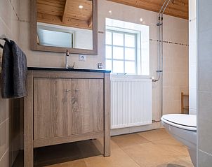 Stijlvolle badkamer in Huisje in Haaksbergen, vakantiehuis in Overijssel.