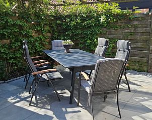 Intiem terras met zitgelegenheid bij Vakantiehuis in Haaksbergen, Twente, Overijssel.