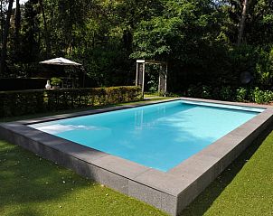 Verfrissend zwembad bij Huisje in Enschede, vakantieverblijf in Twente, omringd door natuur in Overijssel.